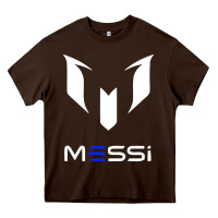 Chocolate Brown messi Heavy Core Tee - PixelWave