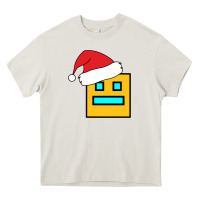 Cream Geometry Dash Heavy Core Tee - PixelWave