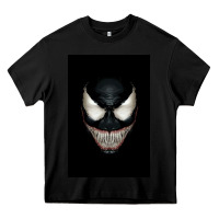 Black The venom Heavy Core Tee - PixelWave