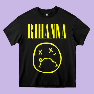 Grunge Rihanna Heavy Core Tee Designed By Pixelwave