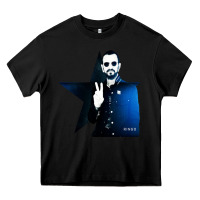 Black ringo starr 01 Heavy Core Tee - PixelWave