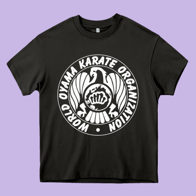 World Oyama Karate Organization ( White ) Heavy Core Tee Designed By Pixelwave