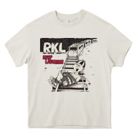 Cream RKL Keep Laughing Essential Heavy Core Tee - PixelWave