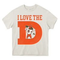 Cream i love the d broncos football quote Heavy Core Tee - PixelWave