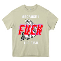 Mossy because i fuck the fish Heavy Core Tee - PixelWave