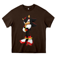 Chocolate Brown best of shadow Heavy Core Tee - PixelWave