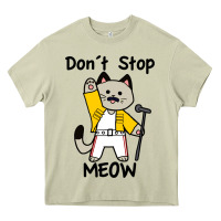 Mossy Don´t Stop Meow Heavy Core Tee - PixelWave