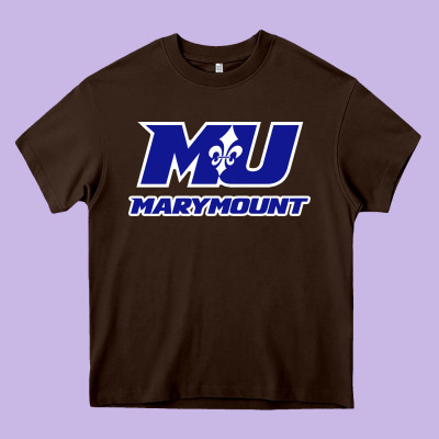Marymount University Vectorized Heavy Core Tee Designed By Pixelwave