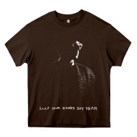Chocolate Brown clap your hand say yeah Heavy Core Tee - PixelWave