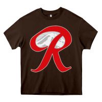 Chocolate Brown men rainier beer capital r mountain Heavy Core Tee - PixelWave