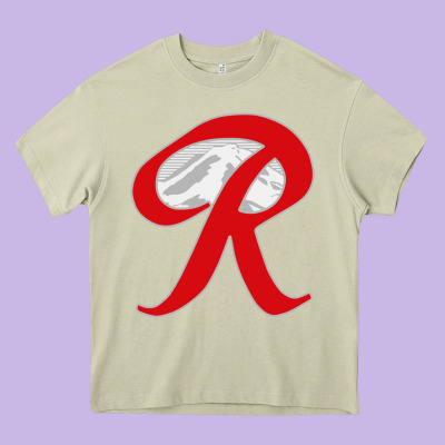 Men Rainier Beer Capital R Mountain Heavy Core Tee Designed By Pixelwave