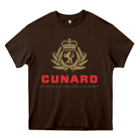 Chocolate Brown luxury cruises cunard Heavy Core Tee - PixelWave