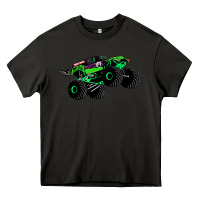 Asphalt monster truck grave digger Heavy Core Tee - PixelWave