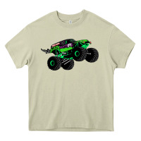 Mossy monster truck grave digger Heavy Core Tee - PixelWave