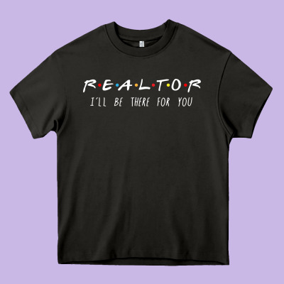 Realtor I'll Be There For You Long Sleeve Heavy Core Tee Designed By Pixelwave