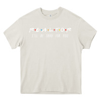Cream realtor i'll be there for you long sleeve Heavy Core Tee - PixelWave