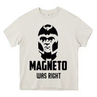 Cream magneto was right Heavy Core Tee - PixelWave