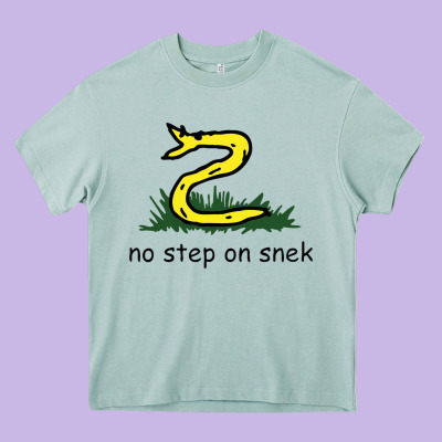 No Step On Snek,libertarian,tumblr,meme,funny,polotics,no Step,on,snek Heavy Core Tee Designed By Pixelwave