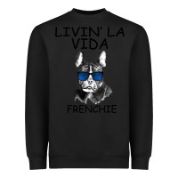 Black Livin' la vida Frenchie Heavyweight Sweatshirt - Bettercallsaul