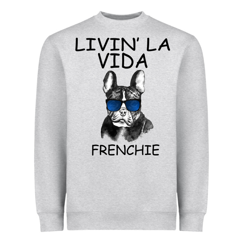Livin' La Vida Frenchie Heavyweight Sweatshirt by Bettercallsaul | Teevron