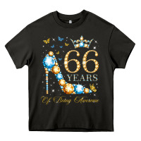Asphalt 66th birthday 66 years of being awesome 66 years old woman Heavy Core Tee - PixelWave