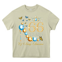 Mossy 66th birthday 66 years of being awesome 66 years old woman Heavy Core Tee - PixelWave