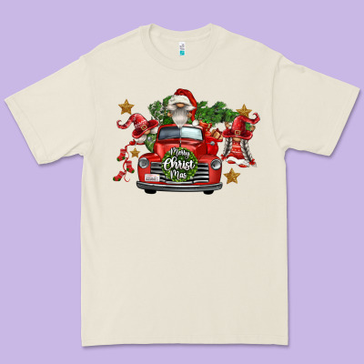 Merry Christmas Truck Gnomies Premium Tee Designed By Fadigitalartstudio