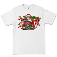 White merry christmas truck gnomies Premium Tee - FaDigitalArtStudio