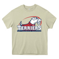Mossy st. francis terriers(SFC), brooklyn Heavy Core Tee - PixelWave