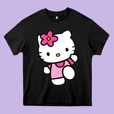 Kitty Heavy Core Tee Designed By Pixelwave