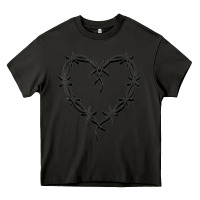 Asphalt bichota heart for women,cute music t shirt Heavy Core Tee - PixelWave