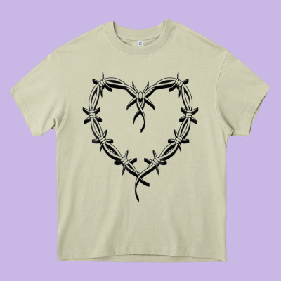 Bichota Heart For Women,cute Music T Shirt Heavy Core Tee Designed By Pixelwave