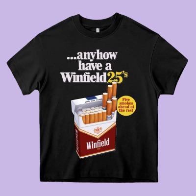 Anyhow Have A Winfield 25s Classic Heavy Core Tee Designed By Pixelwave