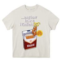 Cream Anyhow Have A Winfield 25s Classic Heavy Core Tee - PixelWave