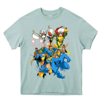 Arona group pic x men Heavy Core Tee - PixelWave