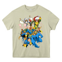 Mossy group pic x men Heavy Core Tee - PixelWave