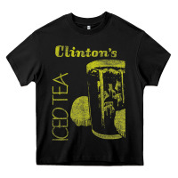 Black Clintons Iced Tea Heavy Core Tee - PixelWave