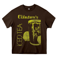 Chocolate Brown Clintons Iced Tea Heavy Core Tee - PixelWave