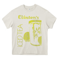 Cream Clintons Iced Tea Heavy Core Tee - PixelWave