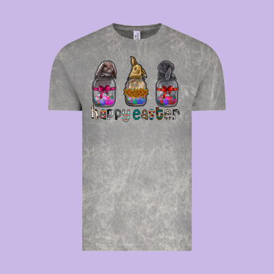 Happy Easter Vintage Tee Designed By Cowhidedigitalart