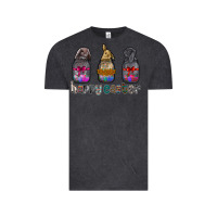 Vintage Black Happy Easter Vintage Tee - CowhideDigitalArt