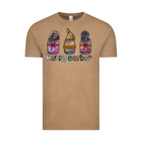 Vintage Coffee Happy Easter Vintage Tee - CowhideDigitalArt