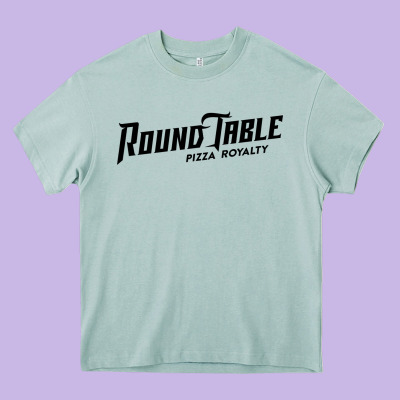 Resto, Round Table Pizza New Heavy Core Tee Designed By Pixelwave