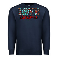 Navy christmas gemstone love Premium Sweatshirt - RanaPortraitStore