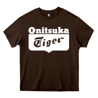 Chocolate Brown onitsuka tiger Heavy Core Tee - PixelWave