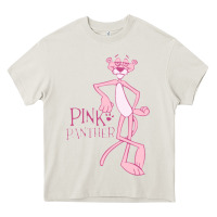 Cream pink panther Heavy Core Tee - PixelWave