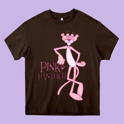 Pink Panther Heavy Core Tee Designed By Pixelwave