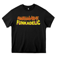 Black parliament funkadelic Heavy Core Tee - PixelWave