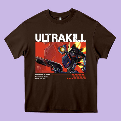 The Merch Ultrakill 1 Heavy Core Tee Designed By Pixelwave