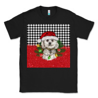 Black Christmas Bichon frise dog Classic Tee - BarkalooDesign